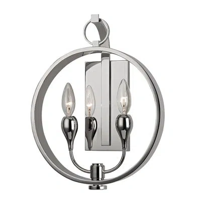 Hudson Valley Lighting Dresden 2 - Light Candle Wall Light In Polished Nickel