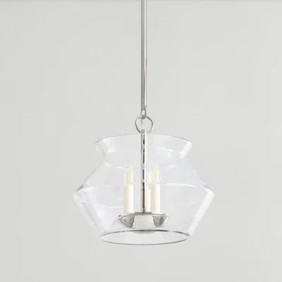 Hudson Valley Lighting Edmonton 3 Light Lantern In Polished Nickel