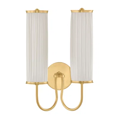 Hudson Valley Lighting Elaine Wall Sconce Aged Brass