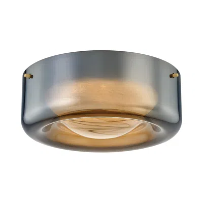 Hudson Valley Lighting Eldred Flush Mount Aged Brass