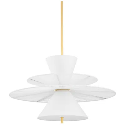 Hudson Valley Lighting Esperance 30 In. Aged Brass Pendant