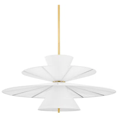 Hudson Valley Lighting Esperance 42.25 In. Aged Brass Chandelier