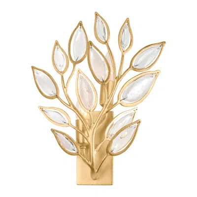 Hudson Valley Lighting Fairlee 10.75 In. Vintage Gold Leaf Wall Sconce