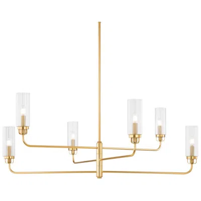 Hudson Valley Lighting Halifax 48 In. Aged Brass Chandelier