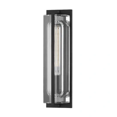 Hudson Valley Lighting Hawkins 1 Light Wall Sconce In Black Brass