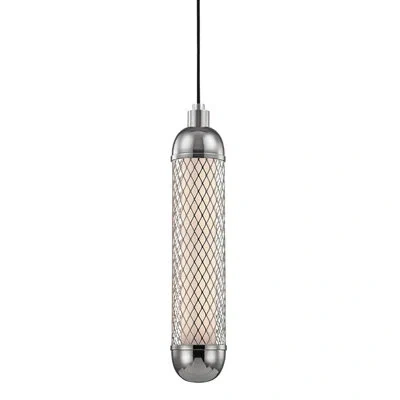 Hudson Valley Lighting Hayes 1 - Light Single Cylinder Pendant In Polished Nickel