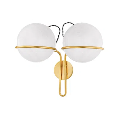 Hudson Valley Lighting Hingham 20.25 In. Aged Brass Wall Sconce