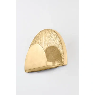 Hudson Valley Lighting Homecrest 1 Light Wall Sconce In Vintage Gold Leaf