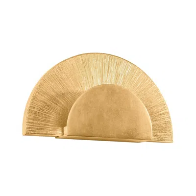 Hudson Valley Lighting Homecrest 13.75 In. Vintage Gold Leaf Wall Sconce