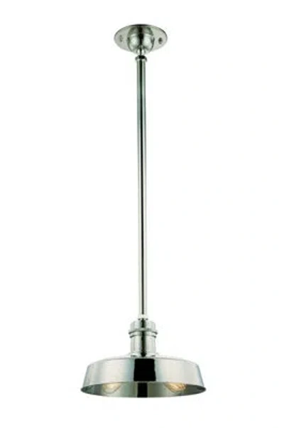 Hudson Valley Lighting Hudson Falls 1 - Light Single Dome Pendant In Polished Nickel