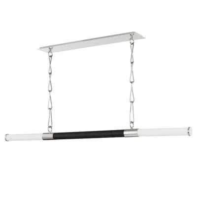 Hudson Valley Lighting Huntington 2 - Light Kitchen Island Linear Led Pendant In Polished Nickel