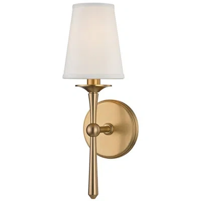 Hudson Valley Lighting Islip 1 Light Wall Sconce In Aged Brass