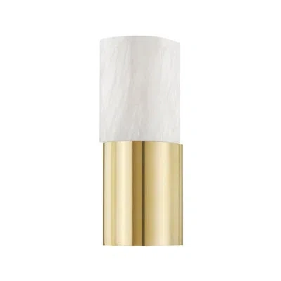Hudson Valley Lighting Jamesport 1 - Light Dimmable Flush Mount In Aged Brass