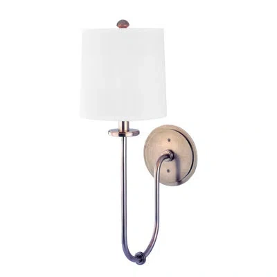 Hudson Valley Lighting Jericho 1 Light Wall Sconce In Historic Nickel