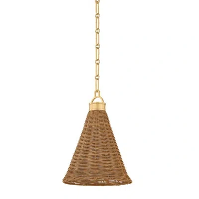 Hudson Valley Lighting Kensington Pendant In Aged Brass By Mark D. Sikes