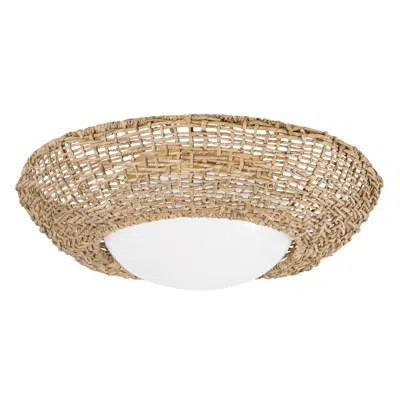 Hudson Valley Lighting Killington 24.25 In. Vintage Gold Leaf Flush Mount