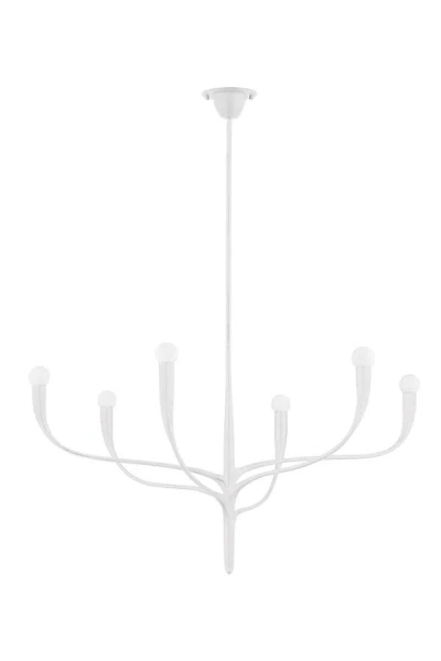 Hudson Valley Lighting Labra 6-light Chandelier In White