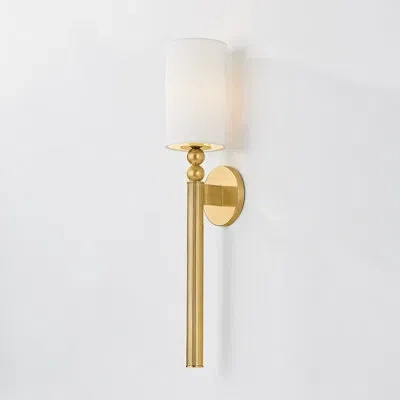 Hudson Valley Lighting Lakeport Wall Sconce In Aged Brass