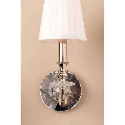 Hudson Valley Lighting Lapeer 1 - Light Armed Sconce In Polished Nickel