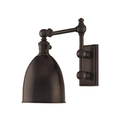 Hudson Valley Lighting Monroe Swing Arm Lamp In Old Bronze