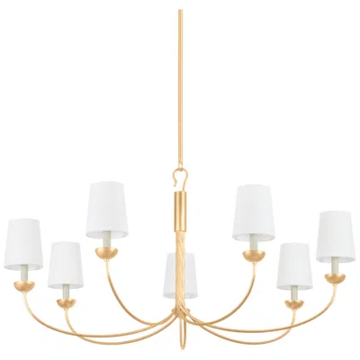 Hudson Valley Lighting Montpelier 48 In. Vintage Gold Leaf Chandelier