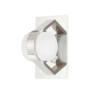 Hudson Valley Lighting Orbit 1 - Light Dimmable Flush Mount In Polished Nickel