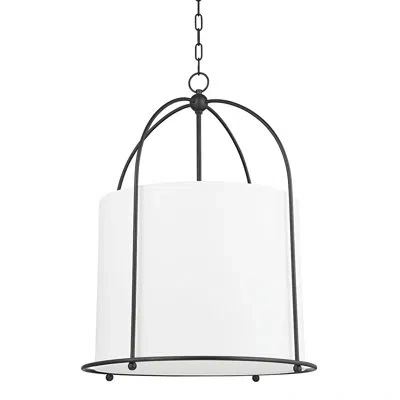 Hudson Valley Lighting Orlando 3 Light Lantern In Black Brass