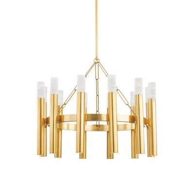 Hudson Valley Lighting Pali 12 Light Chandelier In Gold