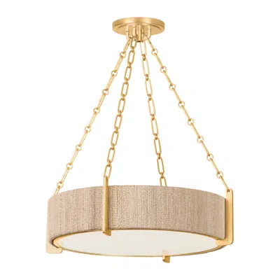 Hudson Valley Lighting Quebec 22 In. Gold Leaf Chandelier