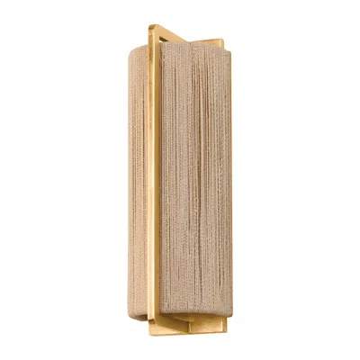 Hudson Valley Lighting Quebec 5.75 In. Gold Leaf Wall Sconce
