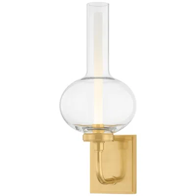 Hudson Valley Lighting Rossman Wall Sconce Aged Brass