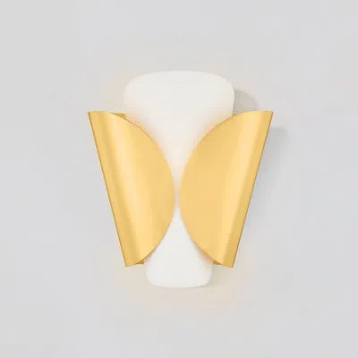 Hudson Valley Lighting Savoie Wall Sconce In Aged Brass
