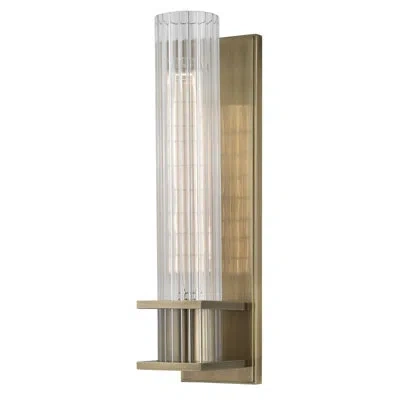 Hudson Valley Lighting Sperry 1 - Light Dimmable Flush Mount In Aged Brass