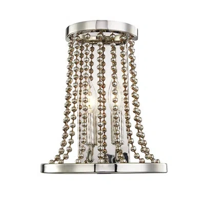 Hudson Valley Lighting Spool 2 - Light Flush Mount In Polished Nickel