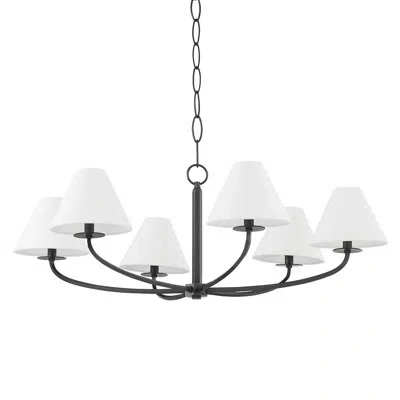 Hudson Valley Lighting Stacey 6 Light Chandelier By Becki Owens For  In Old Bronze