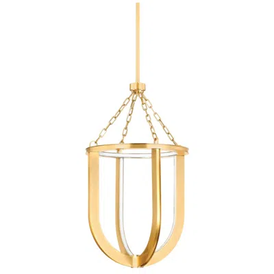 Hudson Valley Lighting Tournu 16.25 In. Aged Brass Lantern