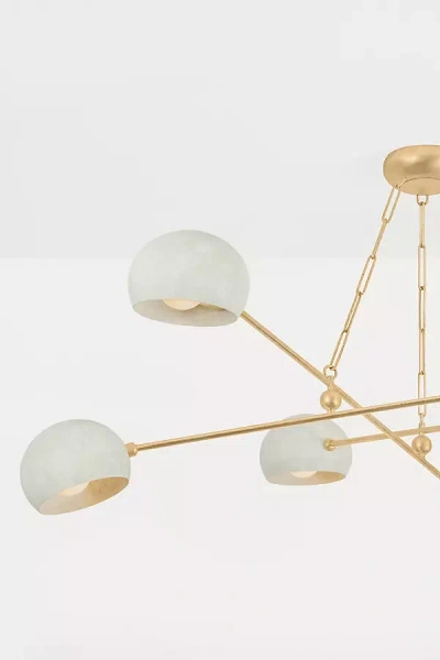 Hudson Valley Lighting Turner 6-light Vintage Gold Leaf Chandelier