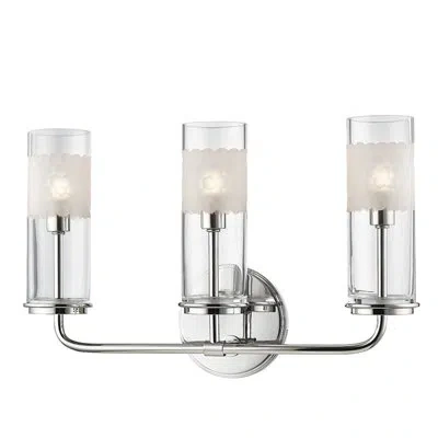 Hudson Valley Lighting Wentworth 3 - Light Armed Sconce In Polished Nickel