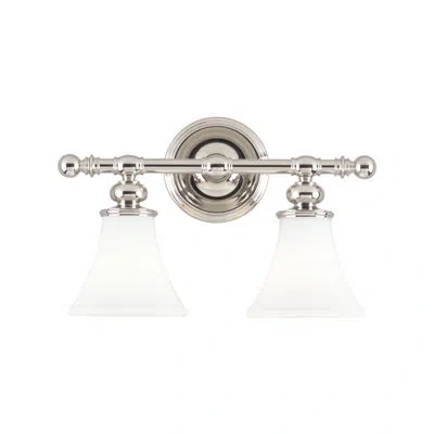 Hudson Valley Lighting Weston 2 - Light Vanity Light In Polished Nickel