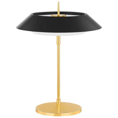 Hudson Valley Lighting Westport 18 In. Aged Brass/soft Black Table Lamp