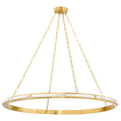 Hudson Valley Lighting Wingate 48 In. Aged Brass Chandelier