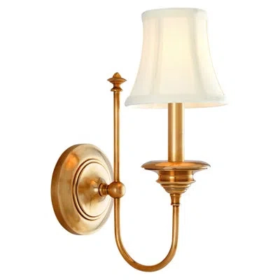 Hudson Valley Lighting Yorktown Candle Wall Light In Aged Brass
