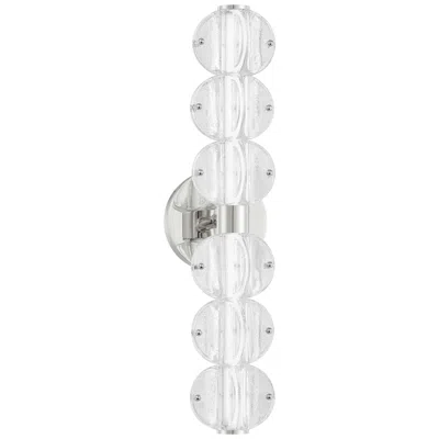 Hudson Valley Lindley 23 3/4" High Polished Nickel 6-light Led Wall Sconce