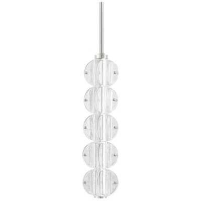 Hudson Valley Lindley 5 Light Pendant Polished Nickel