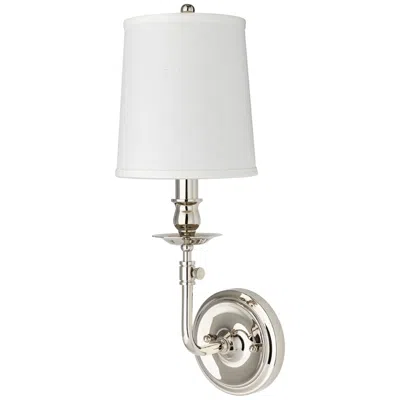 Hudson Valley Logan 18" High Polished Nickel Candle-shape Wall Sconce