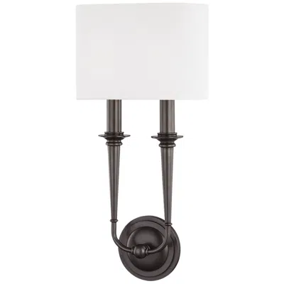Hudson Valley Lourdes 19"h Old Bronze 2-light Wall Sconce In Brown