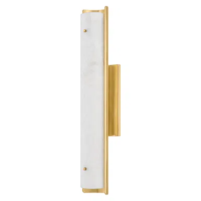 Hudson Valley Lucio Wall Sconce 22.5 Inch In Aged Brass