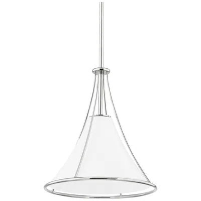 Hudson Valley Madelyn 1 Light Small Pendant Polished Nickel