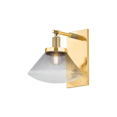 Hudson Valley Mendon 8.5" 1 Lt. Aged Brass Wall Sconce