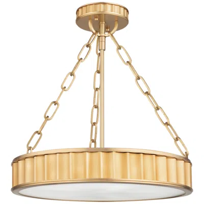 Hudson Valley Middlebury 15 1/2" Wide 3-light Drum Ring Ceiling Light